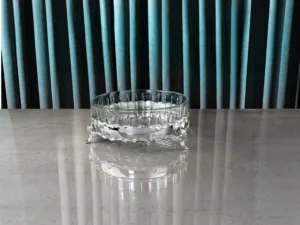 MİDYE BORDÜR  25 CM DİK KESME CAMLI SALATA KASESİ