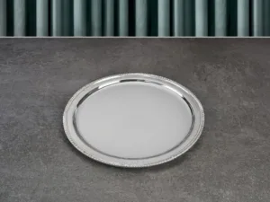 27 CM YUVARLAK İNGİLİZ TEPSİ AYAKSIZ